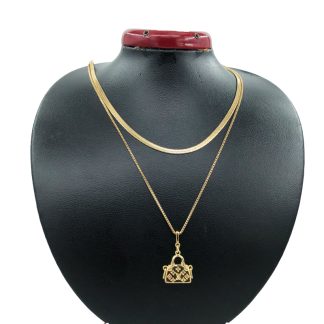 گردنبند زنانه تیتانیوم کد w-ne-30