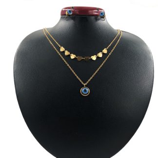 نیم ست زنانه دو ردیفه استیل کد w-se-95