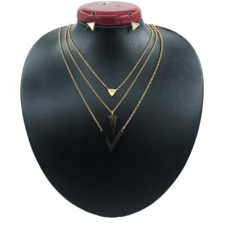 نیم ست زنانه سه ردیفه استیل کد w-se-183