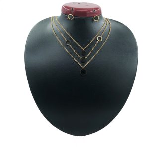 نیم ست زنانه سه ردیفه استیل کد w-se-188