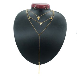 نیم ست زنانه سه ردیفه استیل کد w-se-189