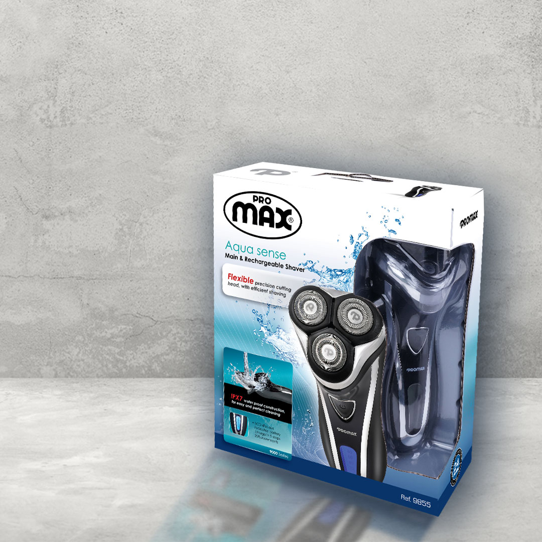 product18111401-50 ریش تراش پرومکس سه تیغ مدل ۹۸۵۵