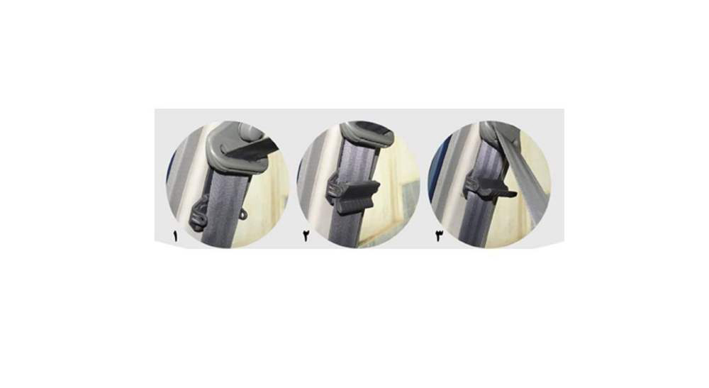 product26111401-2 تنظیم کننده کمربند ایمنی مدل Seat-01 مناسب برای تمامی خودروها بسته 2 عددی