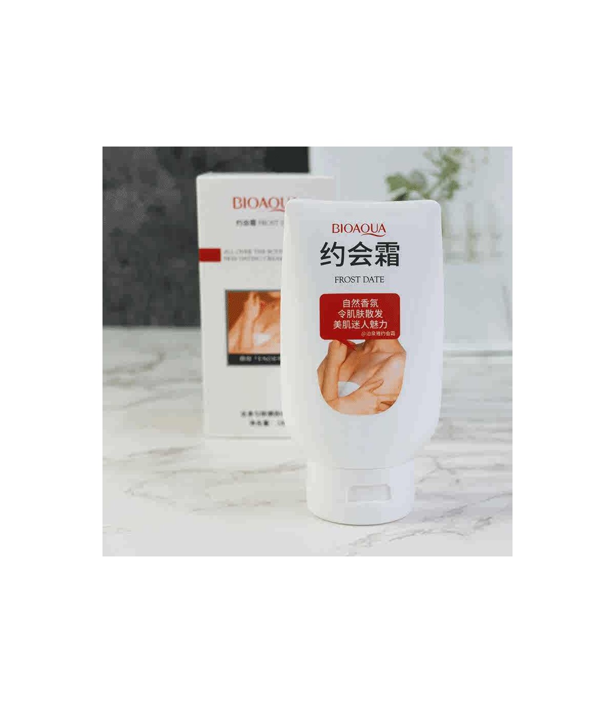 product29111401-14 کرم سفید کننده بدن بایو آکوا مدل Frost Date وزن 180 گرم