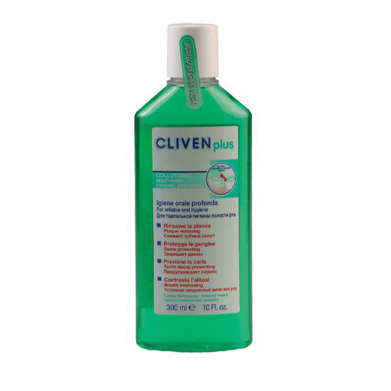 988977 دهان شویه کلیون مدل Plus Mouth Washer حجم 300 میلی لیتر