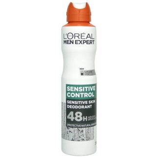اسپری ضد تعریق مردانه لورآل سری Men Expert مدل SENSITIVE CONTROL حجم 250 میل