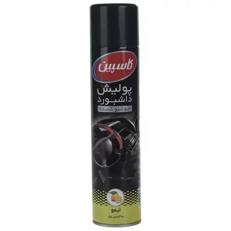 اسپری پولیش داشبورد خودرو کاسپین مدل Lemon حجم 300 میلی لیتر