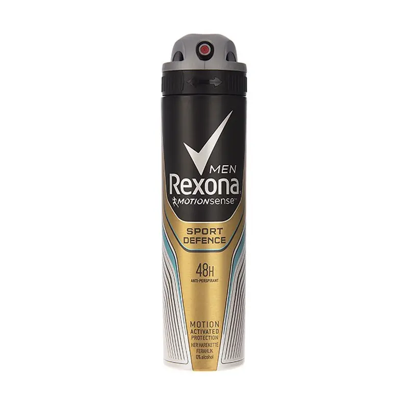 Sport Defence rexona-200ml اسپری ضد تعریق مردانه رکسونا مدل Sport Defence حجم 200 میلی لیتر