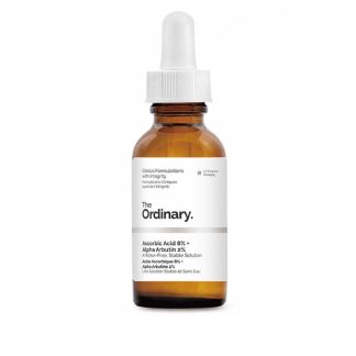 سرم روشن کننده پوست دی اوردینری مدل Ascorbic Acid 8% + Alpha Arbutin 2% حجم 30 میلی لیتر