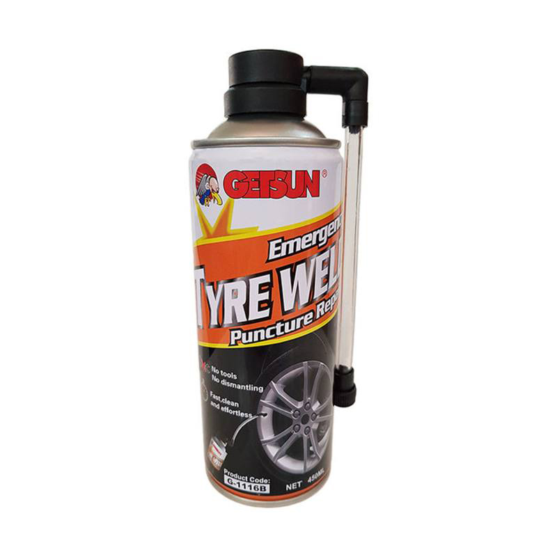 product911402-5 اسپری رفع پنچری لاستیک گتسان مدل G-1116B حجم 450 میلی لیتر