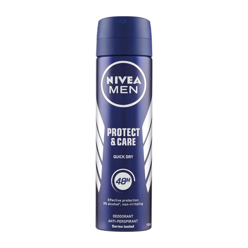Protect-&-Care-nivea اسپری مردانه نیوآ مدل Protect & Care حجم 150 میلی لیتر